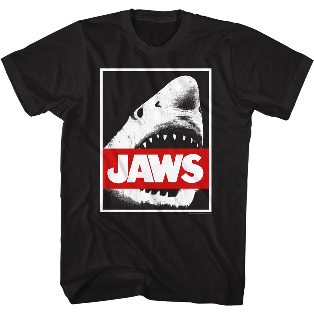 Jaws - Red Bar - Short Sleeve - Adult - T-Shirt