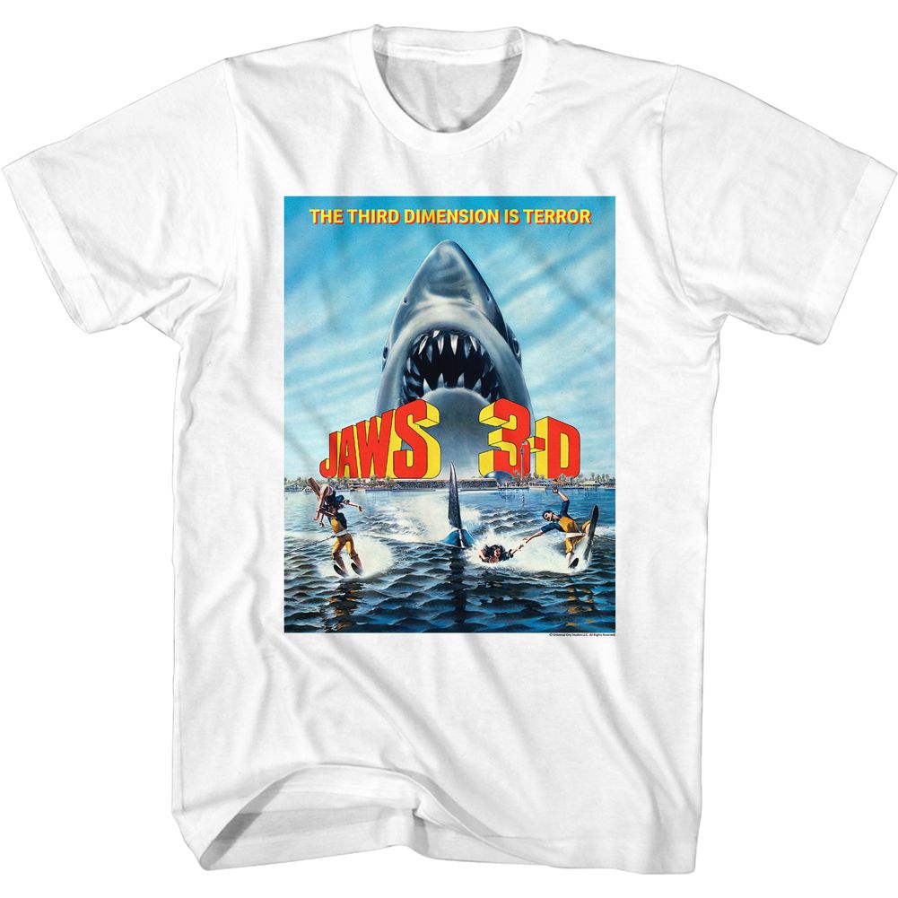 Jaws - Simple Poster 1 - Short Sleeve - Adult - T-Shirt