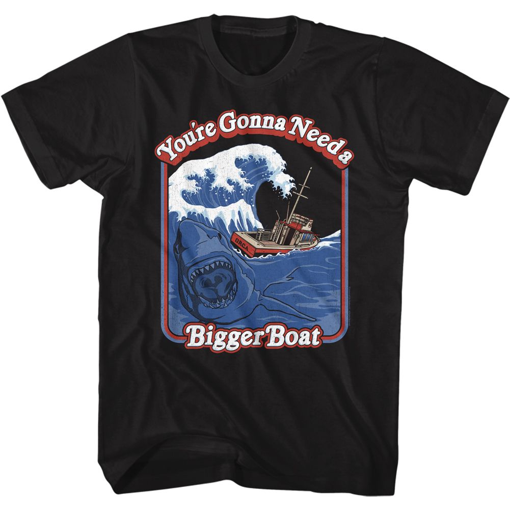 Jaws - Storybook Bigger Boat - Short Sleeve - Adult - T-Shirt