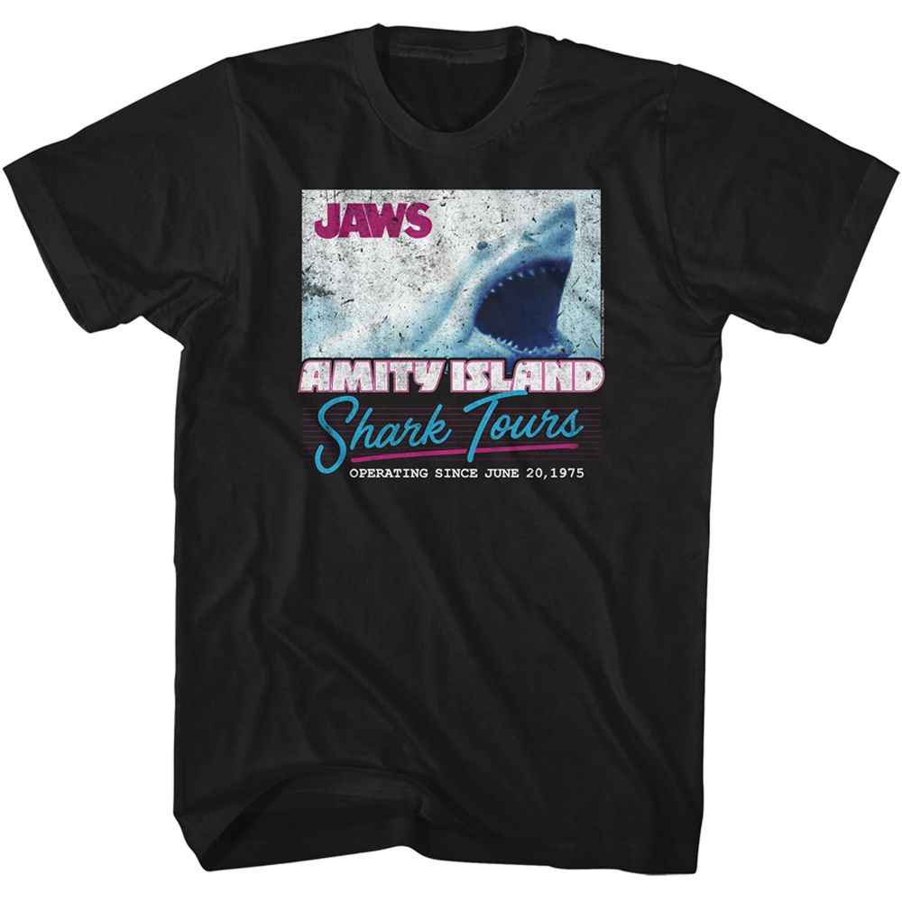 Jaws - Shark Tours 2 - Short Sleeve - Adult - T-Shirt