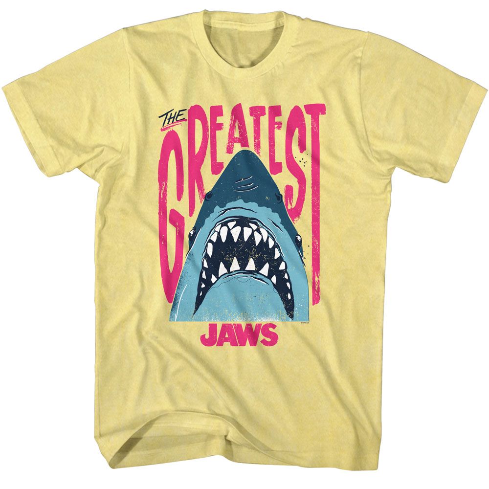 Jaws - The Greatest - Short Sleeve - Heather - Adult - T-Shirt