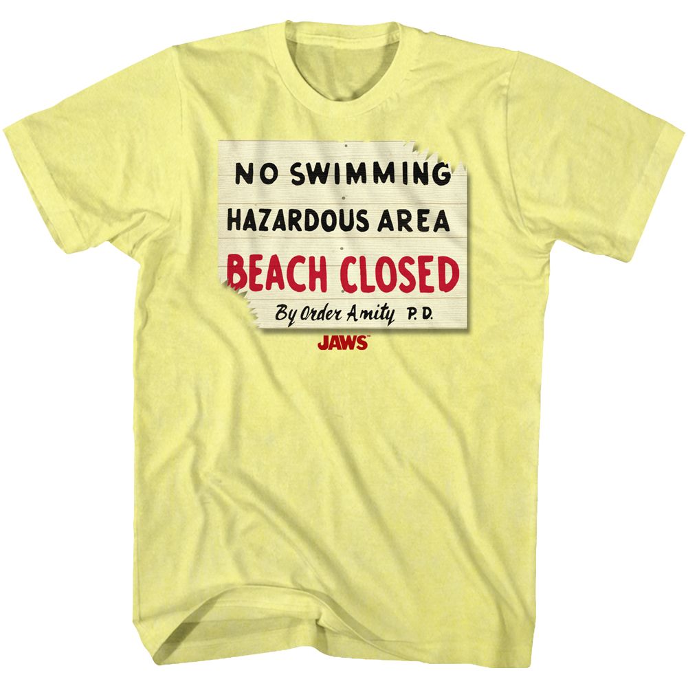 Jaws - Hazardous - Short Sleeve - Heather - Adult - T-Shirt