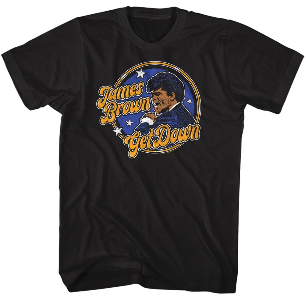 James Brown - Get Down Circle - Short Sleeve - Adult - T-Shirt