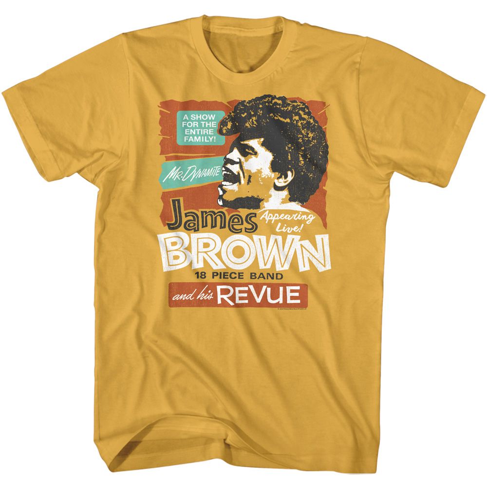 James Brown - Revue - Short Sleeve - Adult - T-Shirt