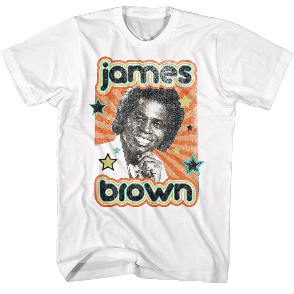 James Brown - Stars - Short Sleeve - Adult - T-Shirt