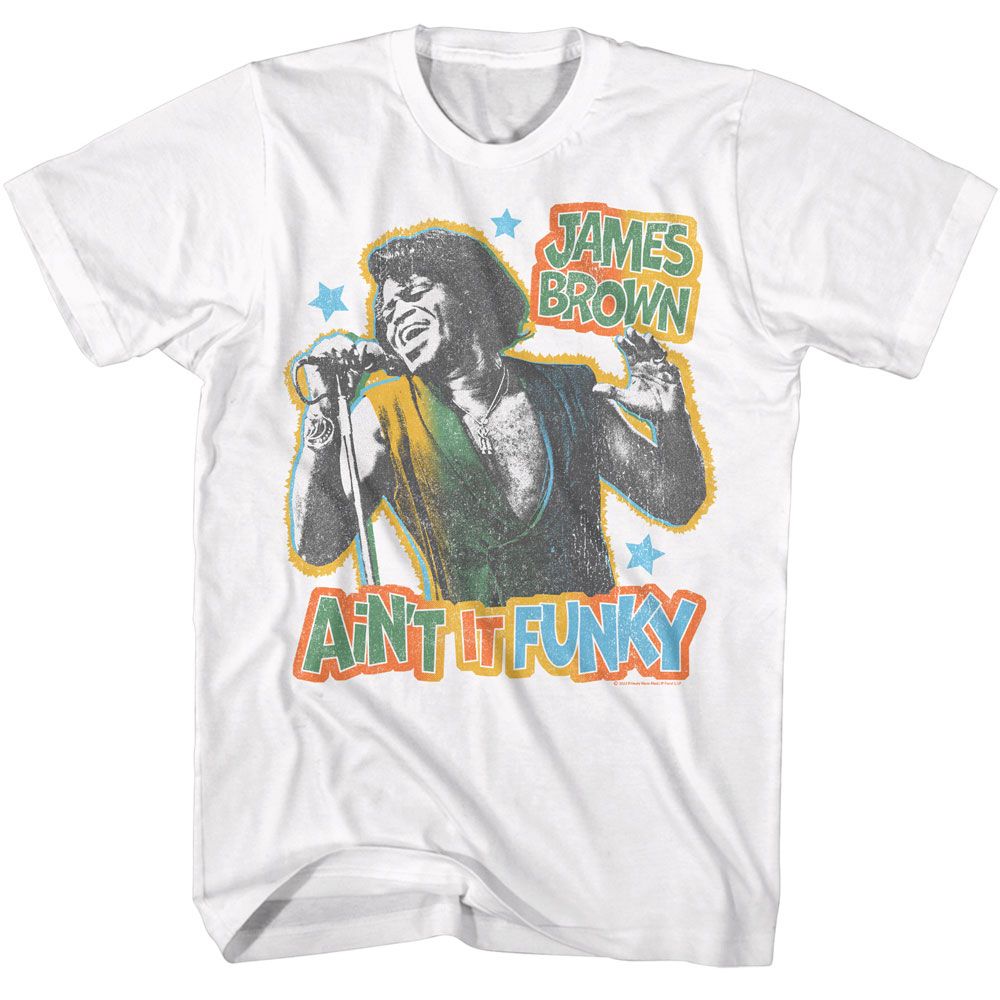 James Brown - Funky - Officially Licensed - Adult Short Sleeve T-Shirt