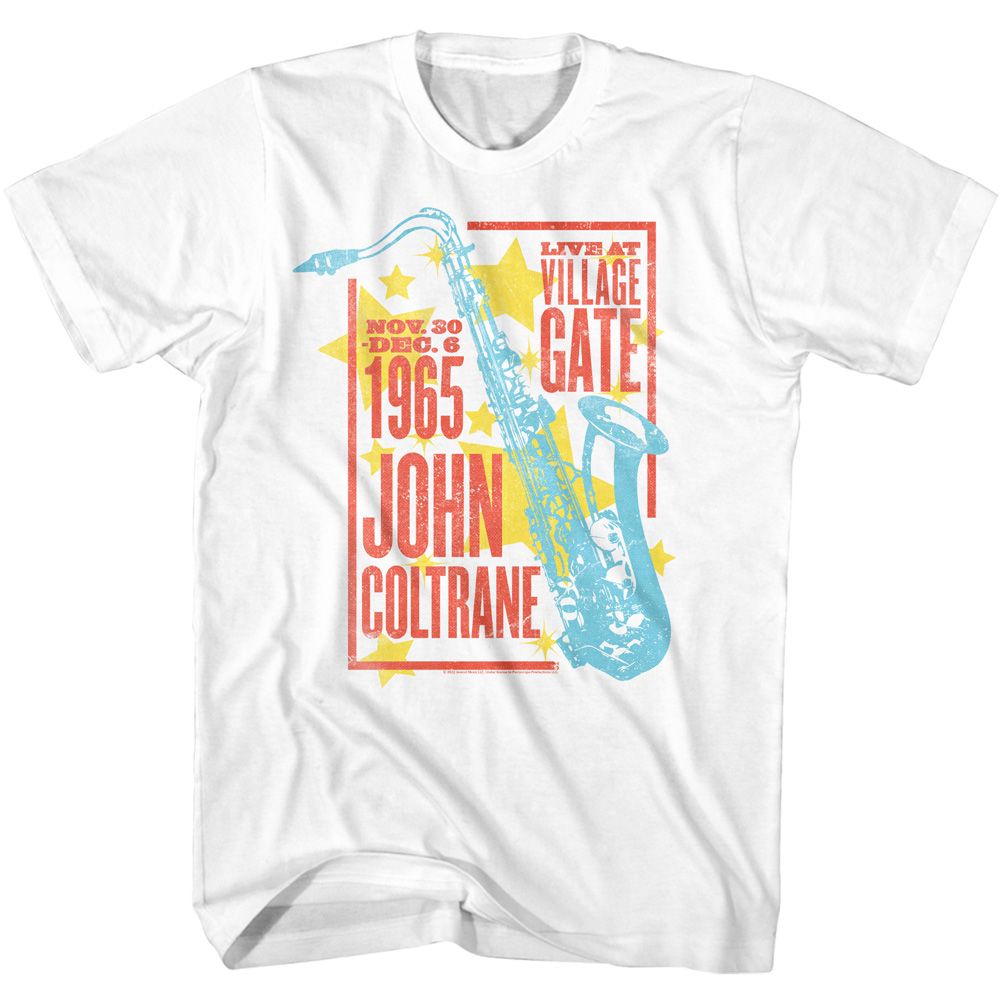John Coltrane - Star Poster - Short Sleeve - Adult - T-Shirt