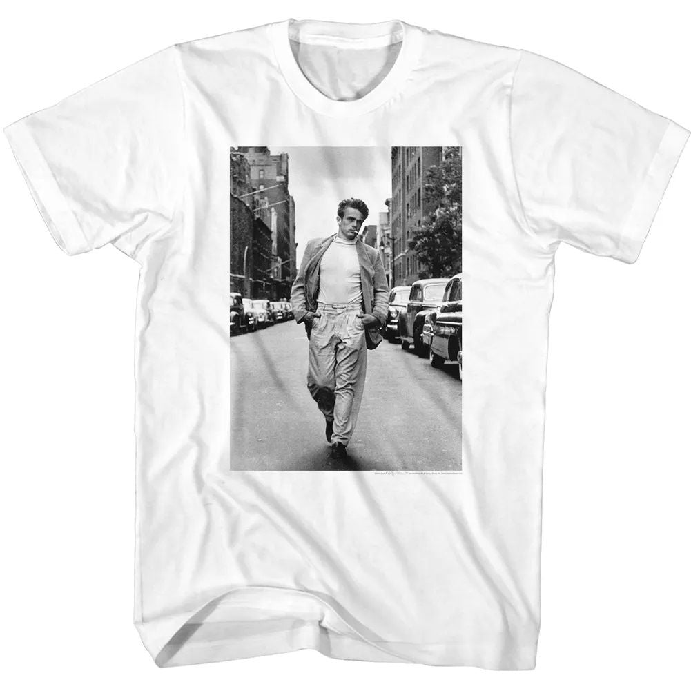 James Dean - Street 2 - Short Sleeve - Adult - T-Shirt