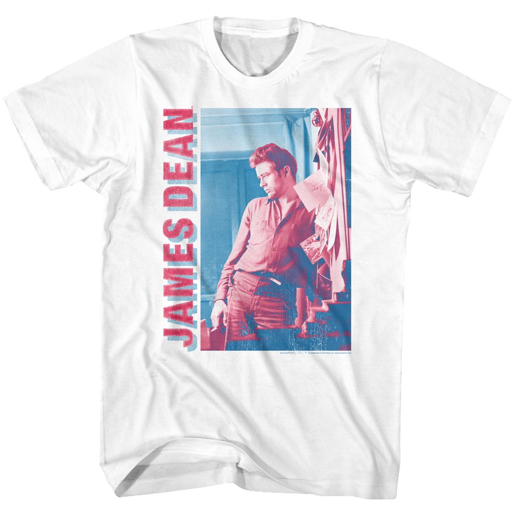 James Dean - Red & Blu - Short Sleeve - Adult - T-Shirt