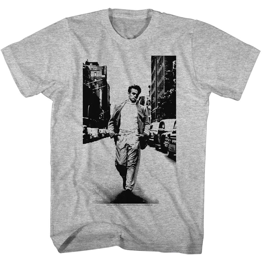James Dean - Street Walker - Short Sleeve - Heather - Adult - T-Shirt