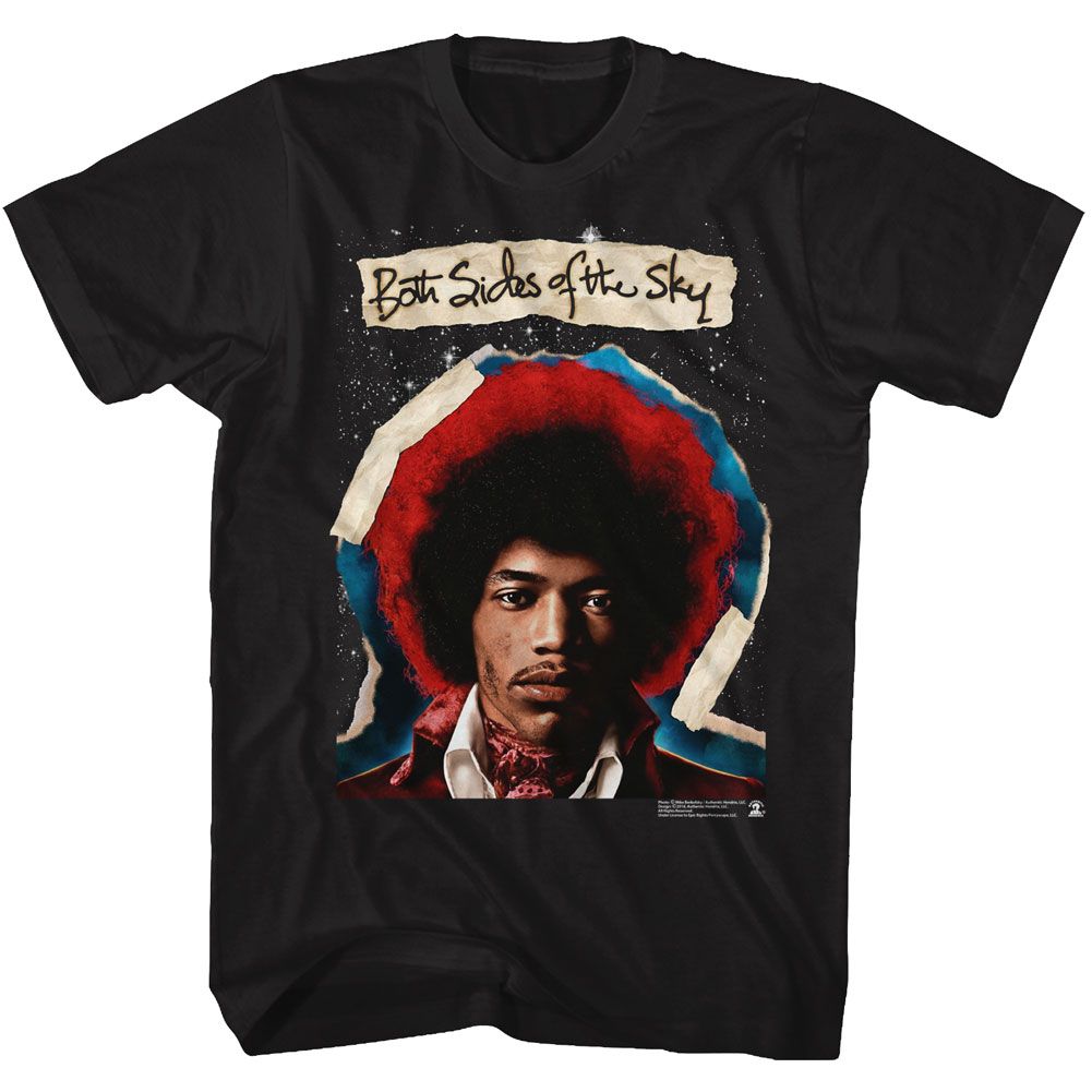 Jimi Hendrix - Both Sides - Short Sleeve - Adult - T-Shirt