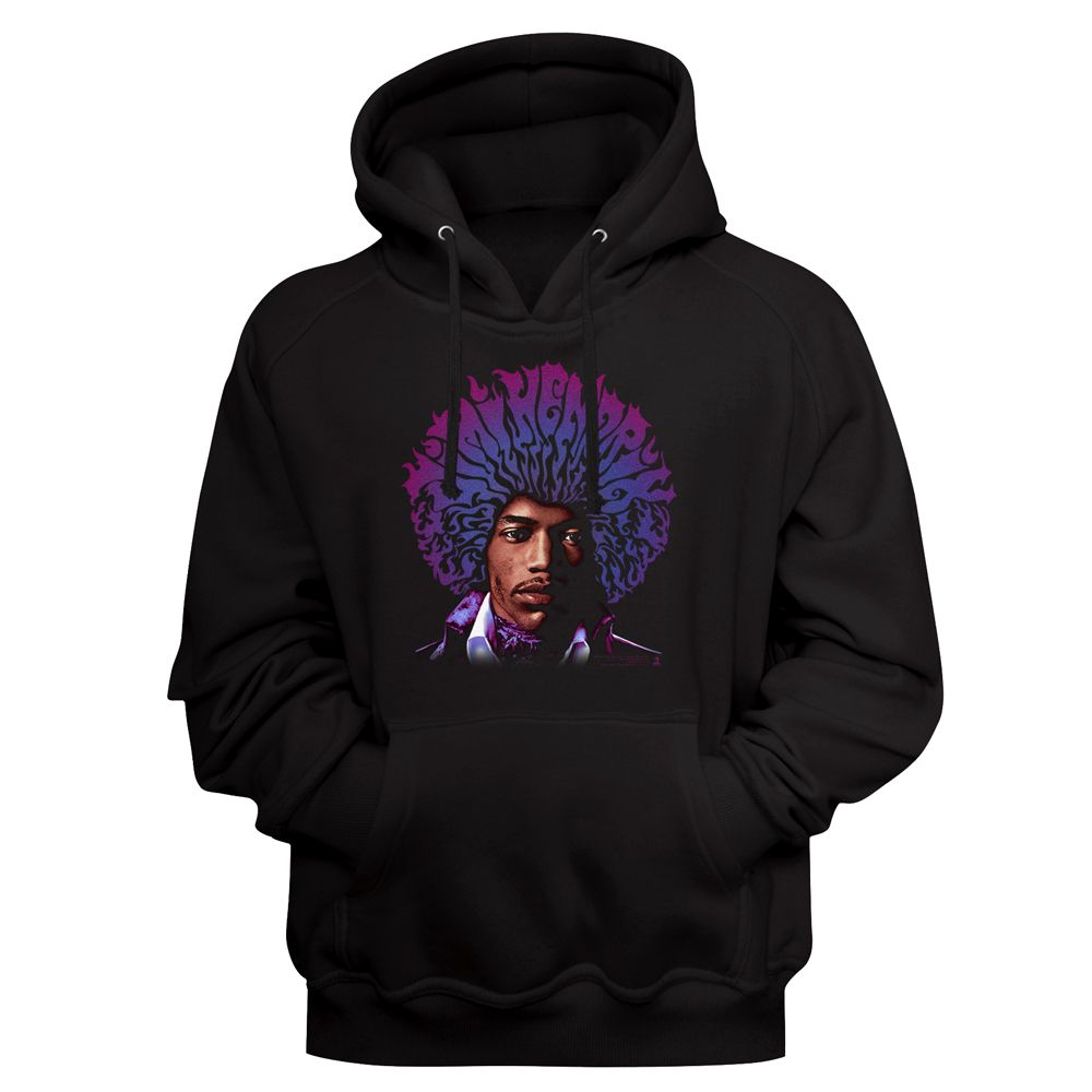 Jimi Hendrix - Name Fro - Long Sleeve - Adult - Hoodie