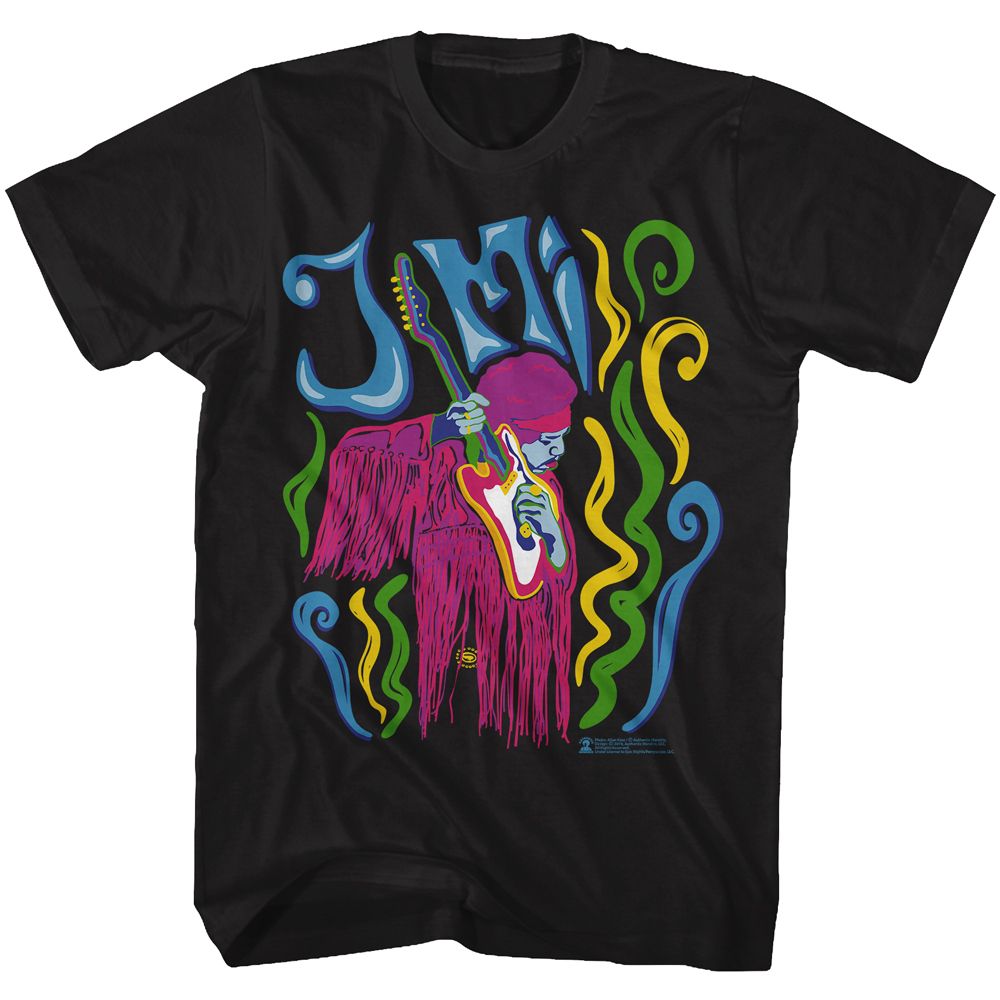 Jimi Hendrix - Psychadelic - Short Sleeve - Adult - T-Shirt