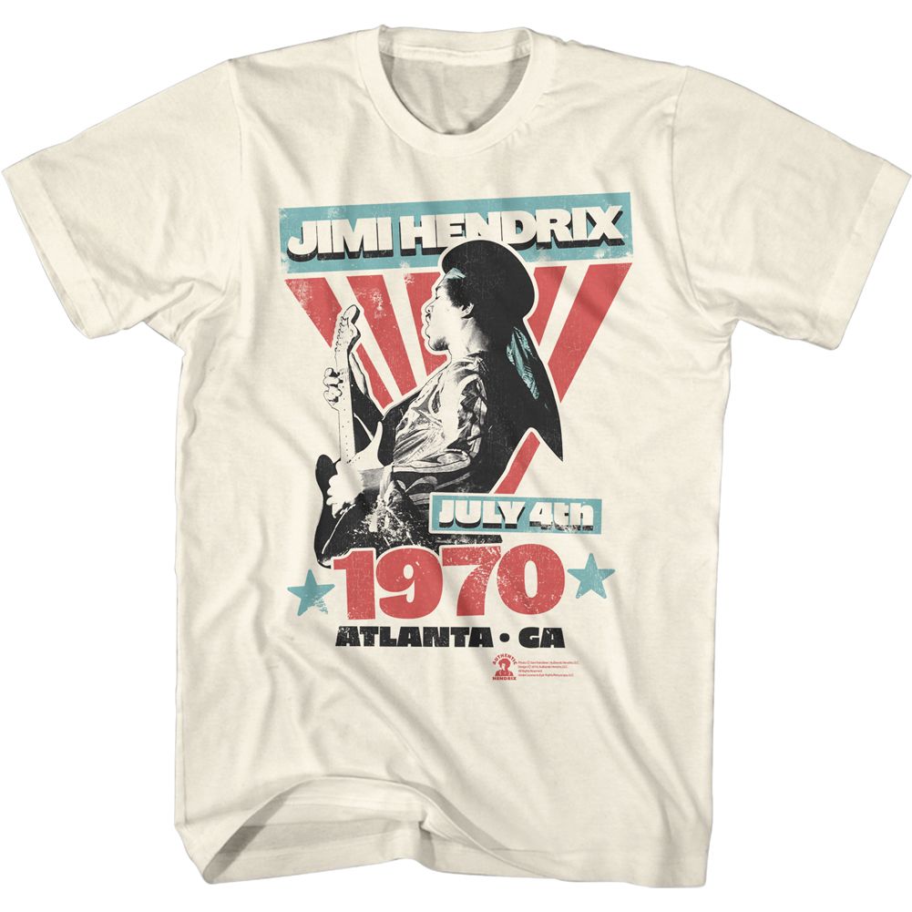 Jimi Hendrix - Atlanta - Short Sleeve - Adult - T-Shirt
