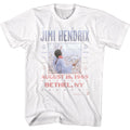 Jimi Hendrix - Woodstock - Short Sleeve - Adult - T-Shirt