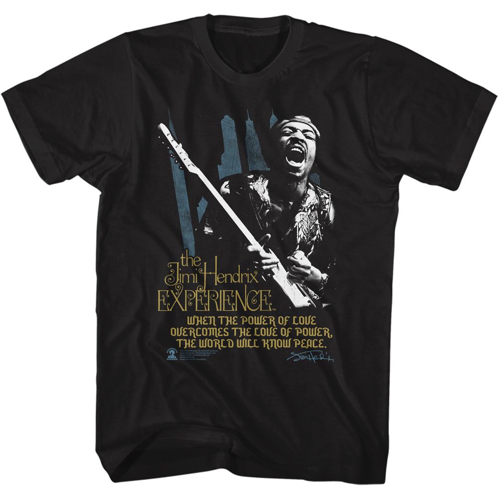 Jimi Hendrix - Power Of Love 2 - Short Sleeve - Adult - T-Shirt