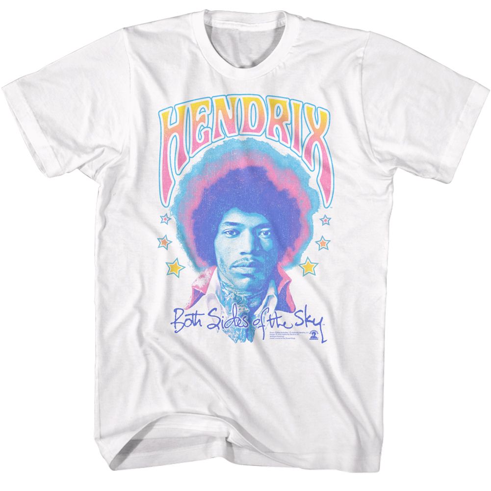 Jimi Hendrix - Pastel Both Sides - Short Sleeve - Adult - T-Shirt