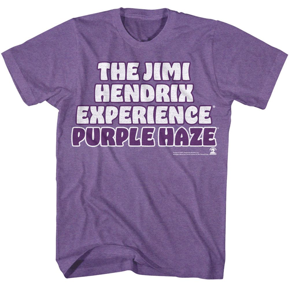 Jimi Hendrix - Purple Haze - Licensed Adult Short Sleeve T-Shirt