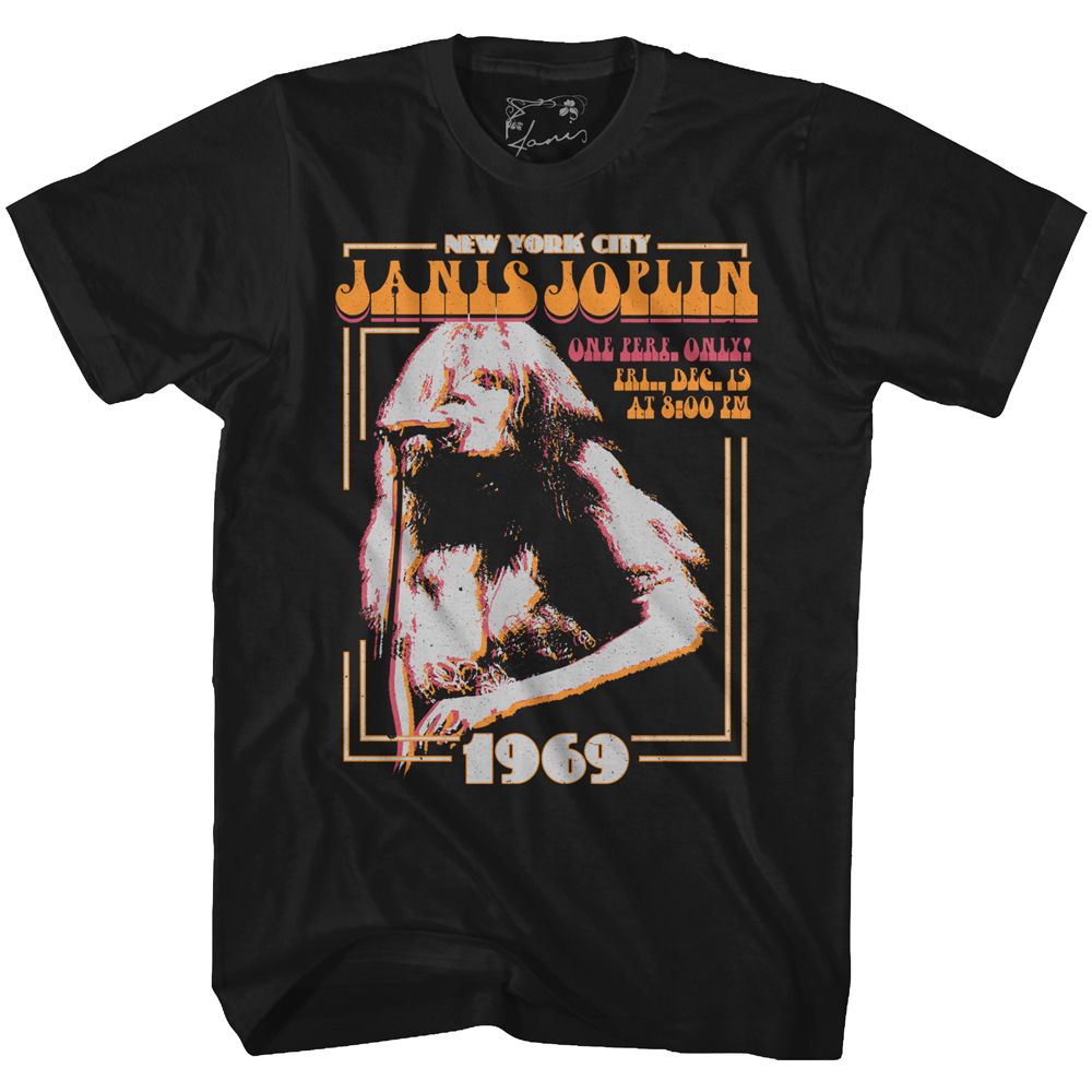 Janis Joplin - New York - Short Sleeve - Adult - T-Shirt