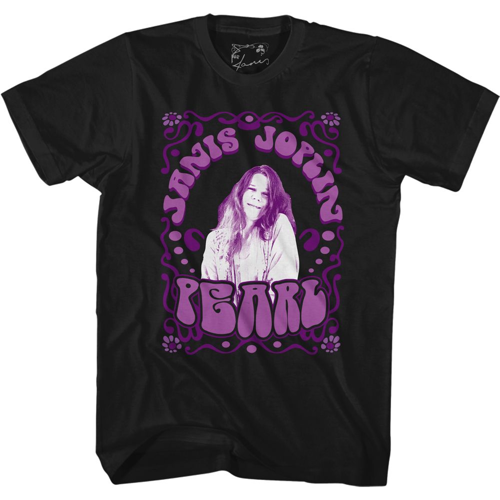 Janis Joplin - Pearl - Short Sleeve - Adult - T-Shirt