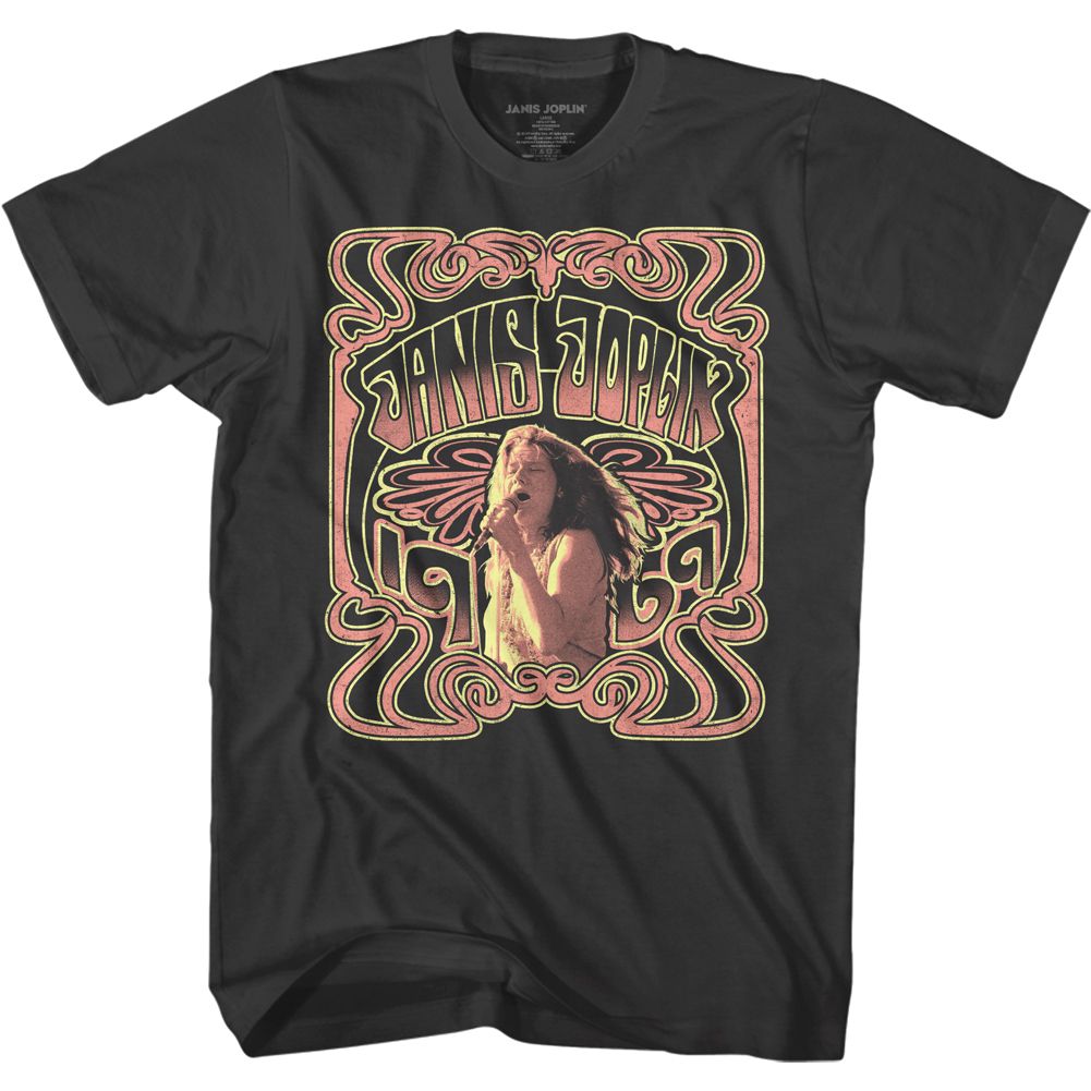Janis Joplin - Nouveau Style - Short Sleeve - Adult - T-Shirt