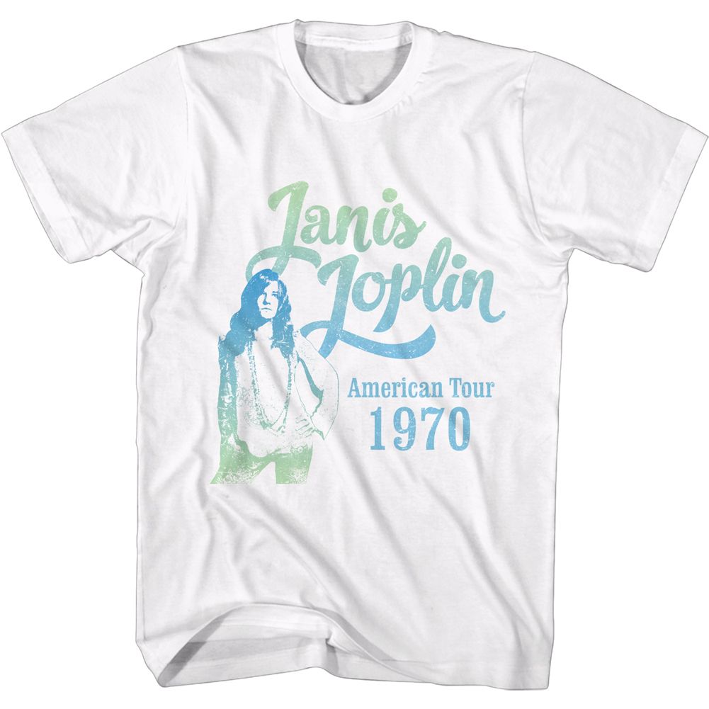 Janis Joplin - Gradient - Short Sleeve - Adult - T-Shirt