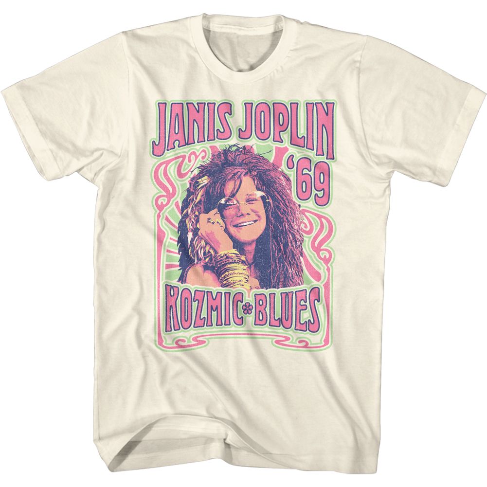 Janis Joplin - Kozmic Blues - Short Sleeve - Adult - T-Shirt