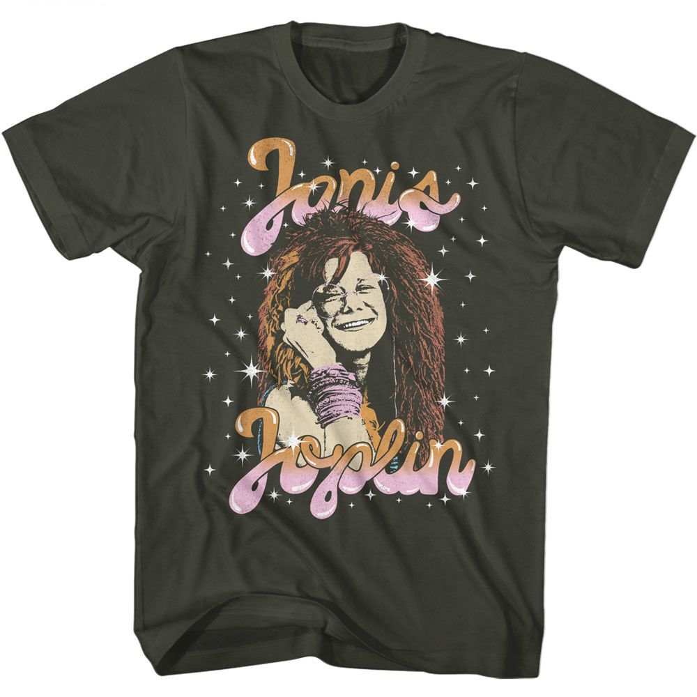 Janis Joplin - Sparkle - Short Sleeve - Adult - T-Shirt
