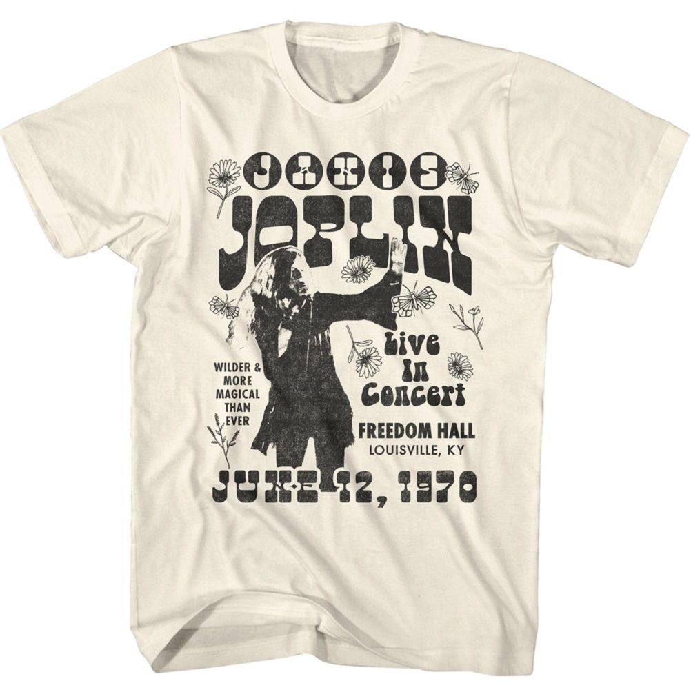 Janis Joplin - Wilder & More Magical - Short Sleeve - Adult - T-Shirt