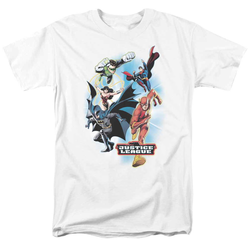 DC Comics - Justice League - At Your Service - Adult T-Shirt