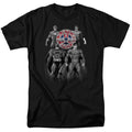 DC Comics - Justice League - Shades Of Gray - Adult T-Shirt