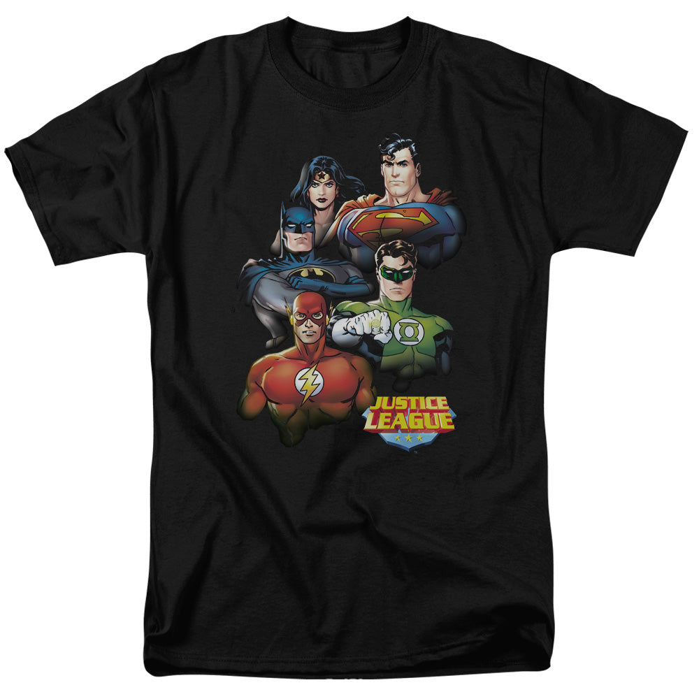 DC Comics - Justice League - Group Portrait - Adult T-Shirt