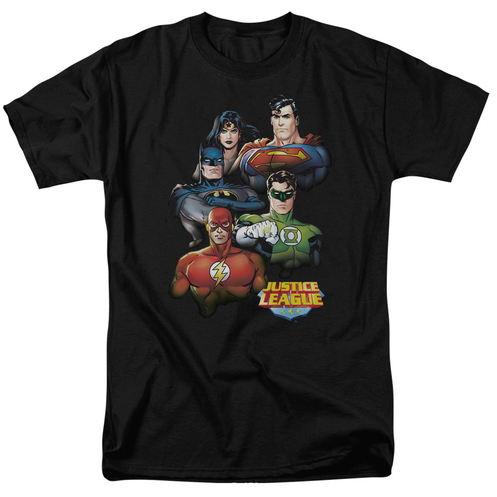 DC Comics - Justice League - Group Portrait - Adult T-Shirt