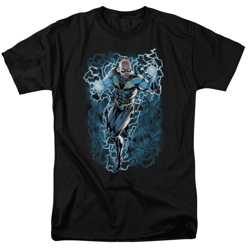 DC Comics - Justice League - Black Lightning Bolts - Adult T-Shirt
