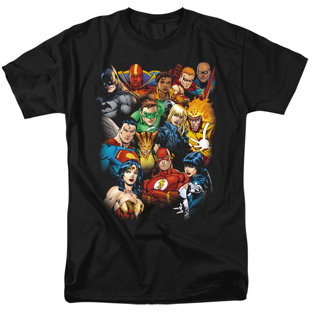 DC Comics - Justice League - The Leagues All Here - Adult T-Shirt