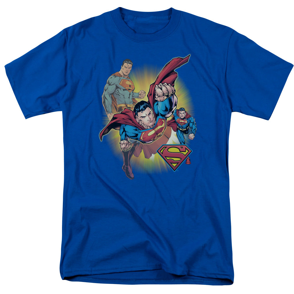DC Comics - Justice League - Superman Collage - Adult T-Shirt