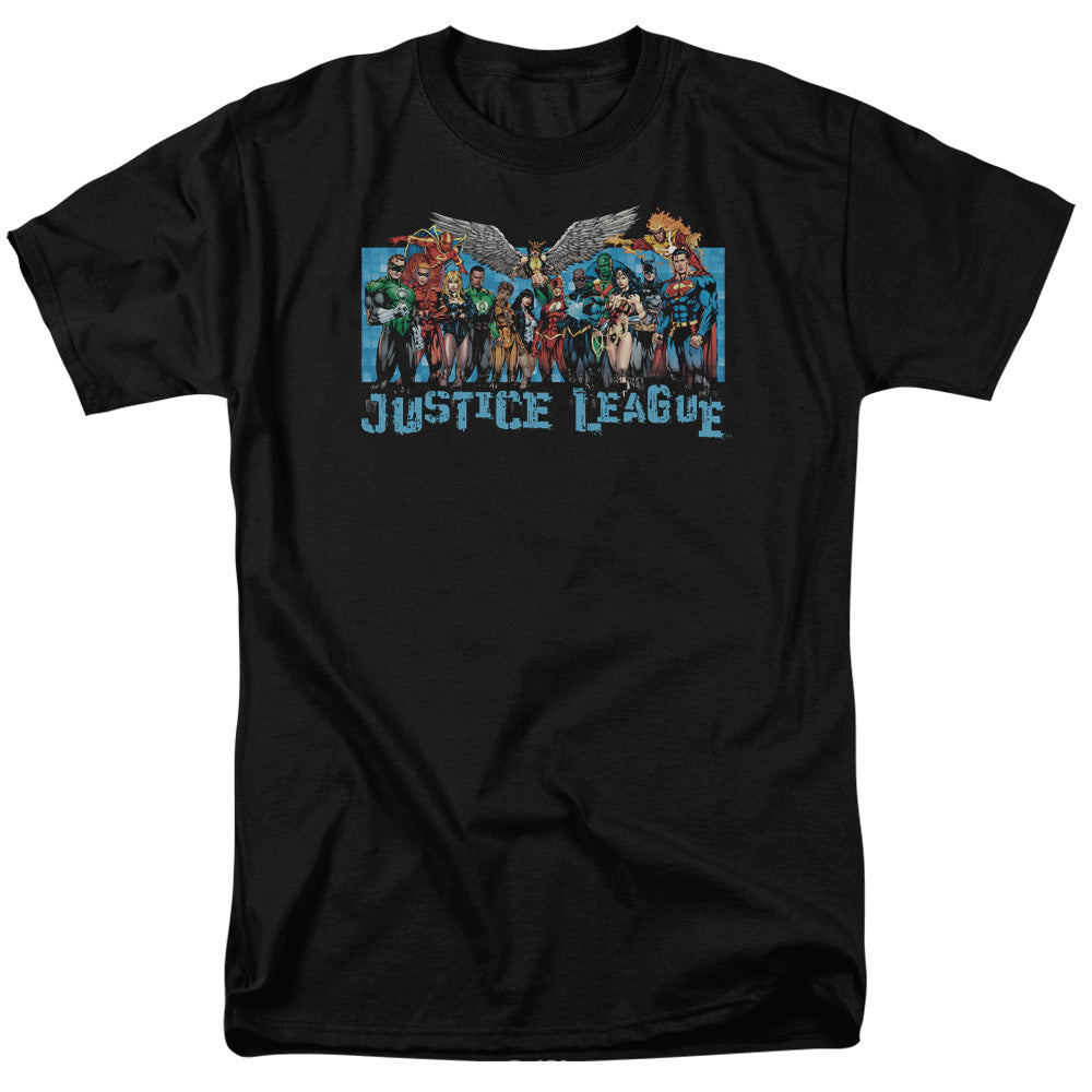 DC Comics - Justice League - League Lineup - Adult T-Shirt