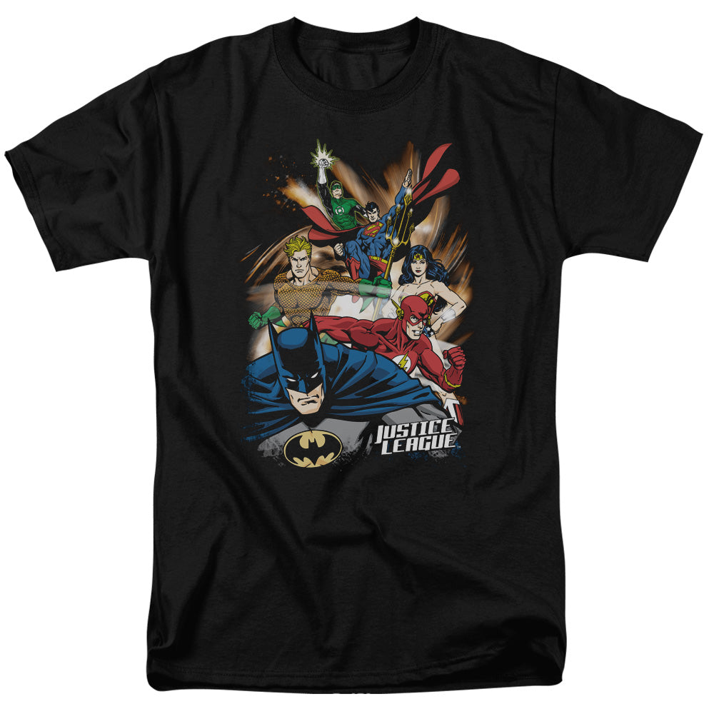 DC Comics - Justice League - Starburst - Adult T-Shirt