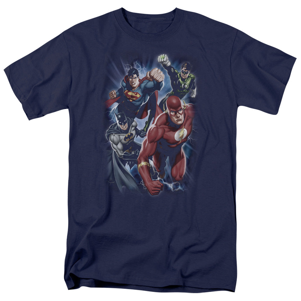DC Comics - Justice League - Storm Chasers - Adult T-Shirt