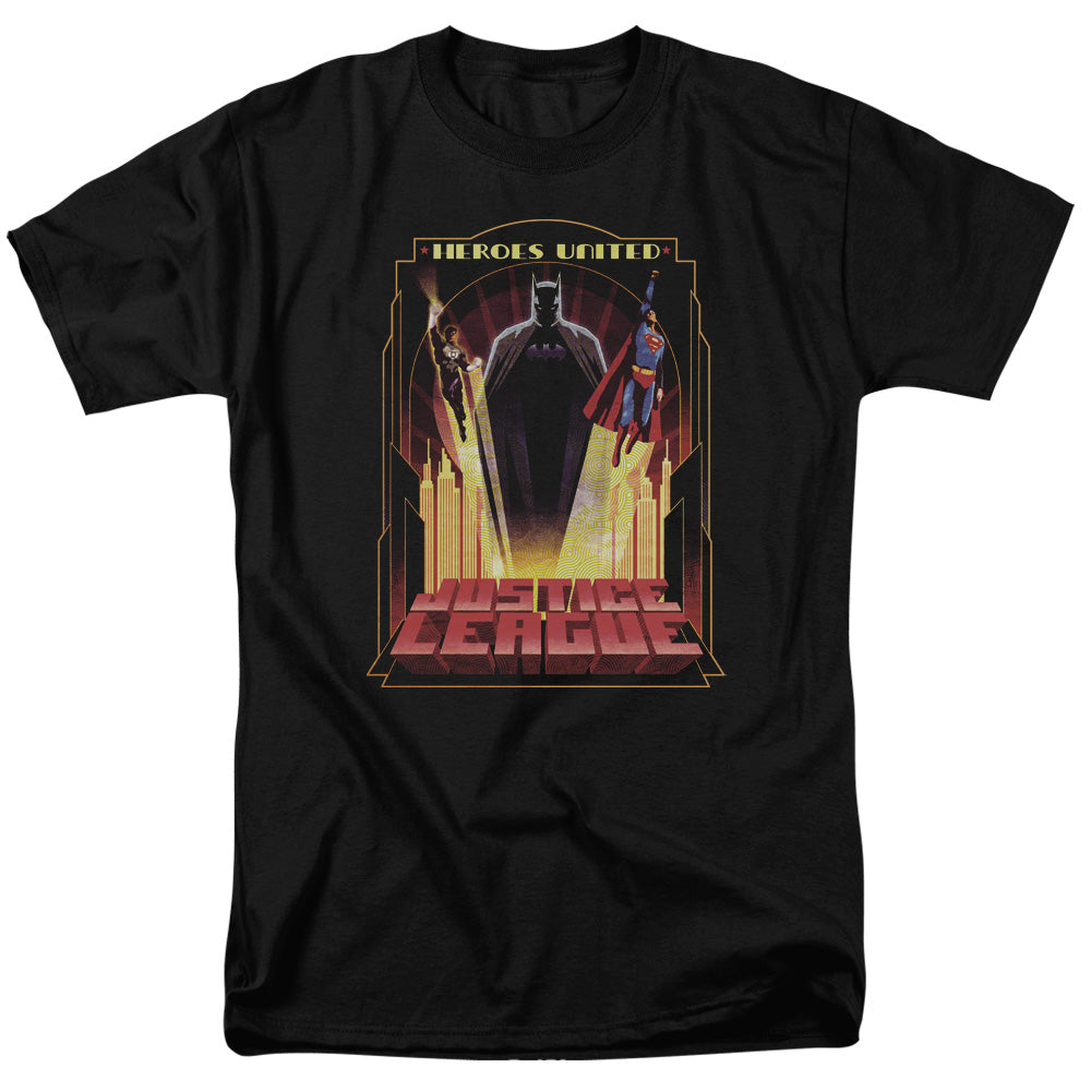 DC Comics - Justice League - Heroes United - Adult T-Shirt