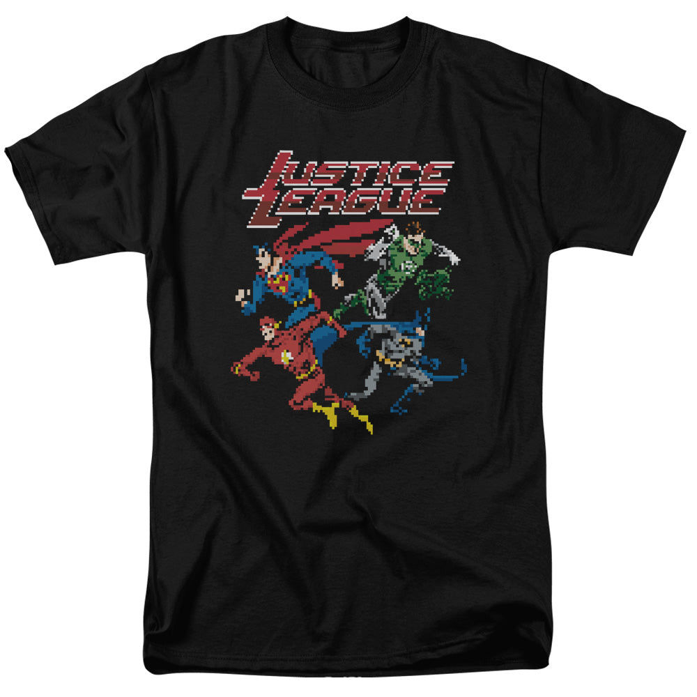 DC Comics - Justice League - Pixel League 1 - Adult T-Shirt