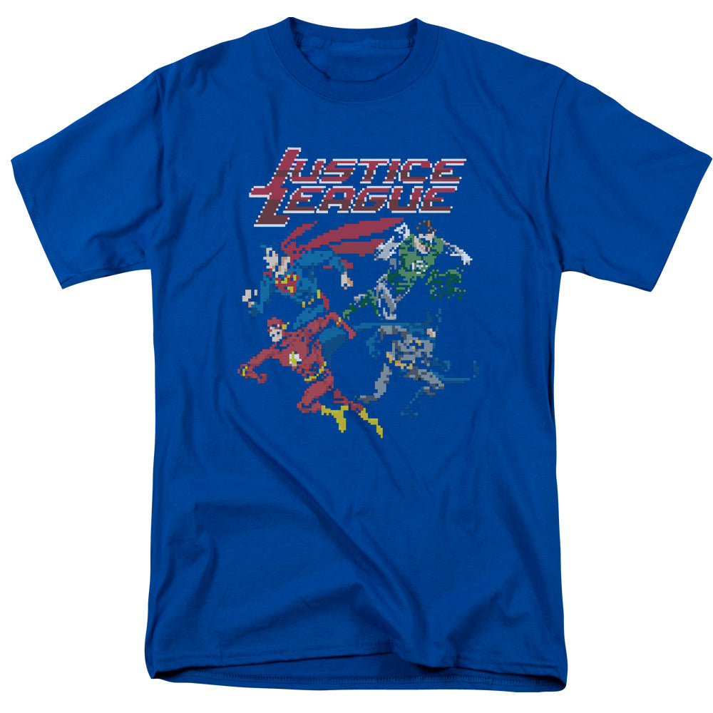 DC Comics - Justice League - Pixel League 2 - Adult T-Shirt