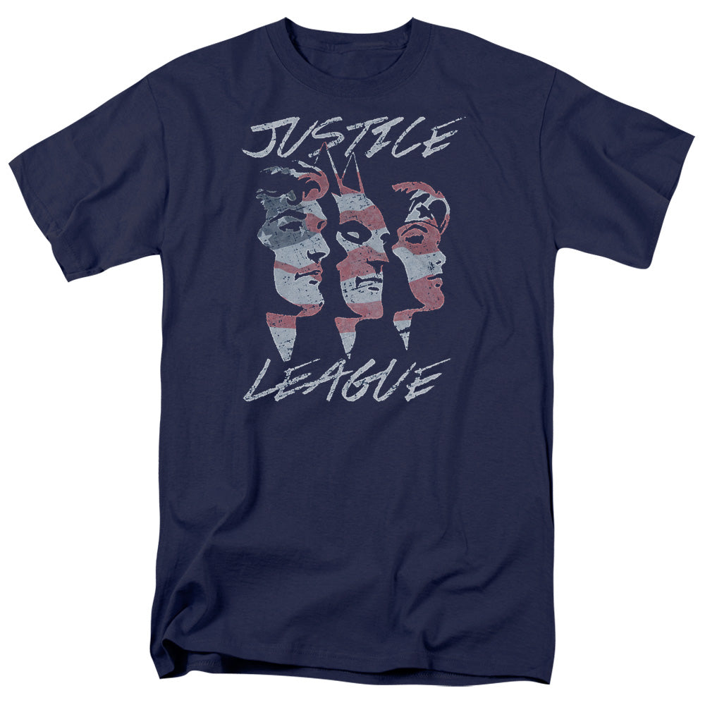 DC Comics - Justice League - Justice For America - Adult T-Shirt