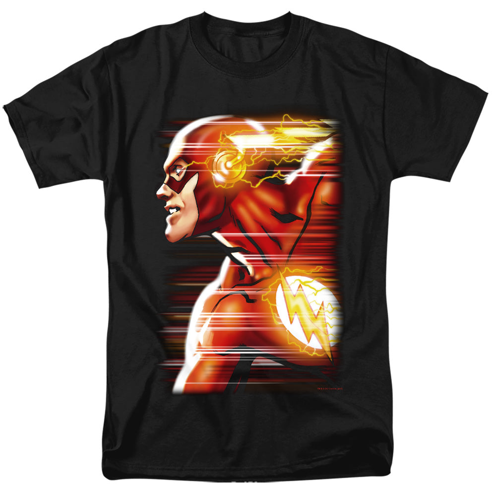 DC Comics - Justice League - Flash Speed Head - Adult T-Shirt