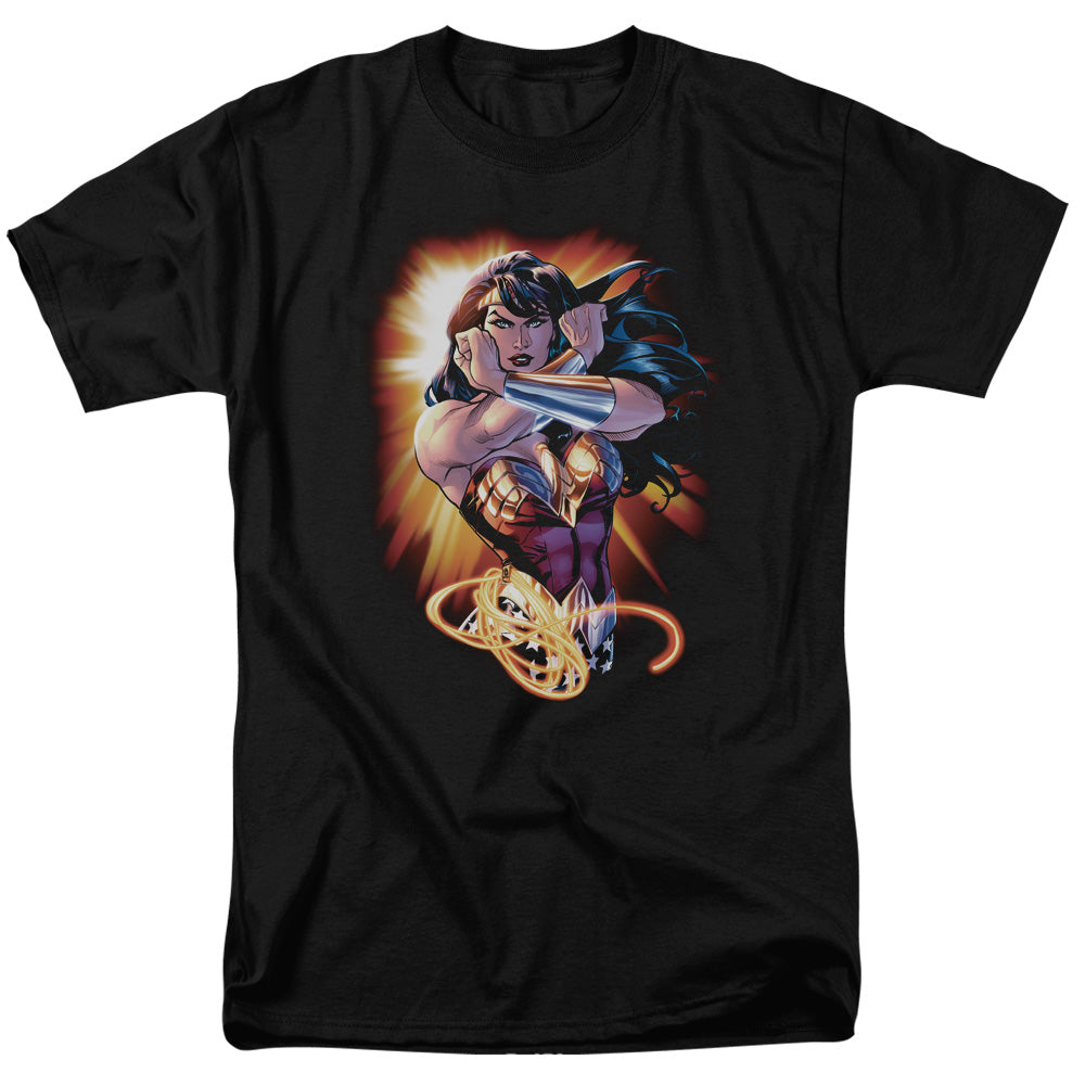 DC Comics - Justice League - Wonder Woman Rays - Adult T-Shirt