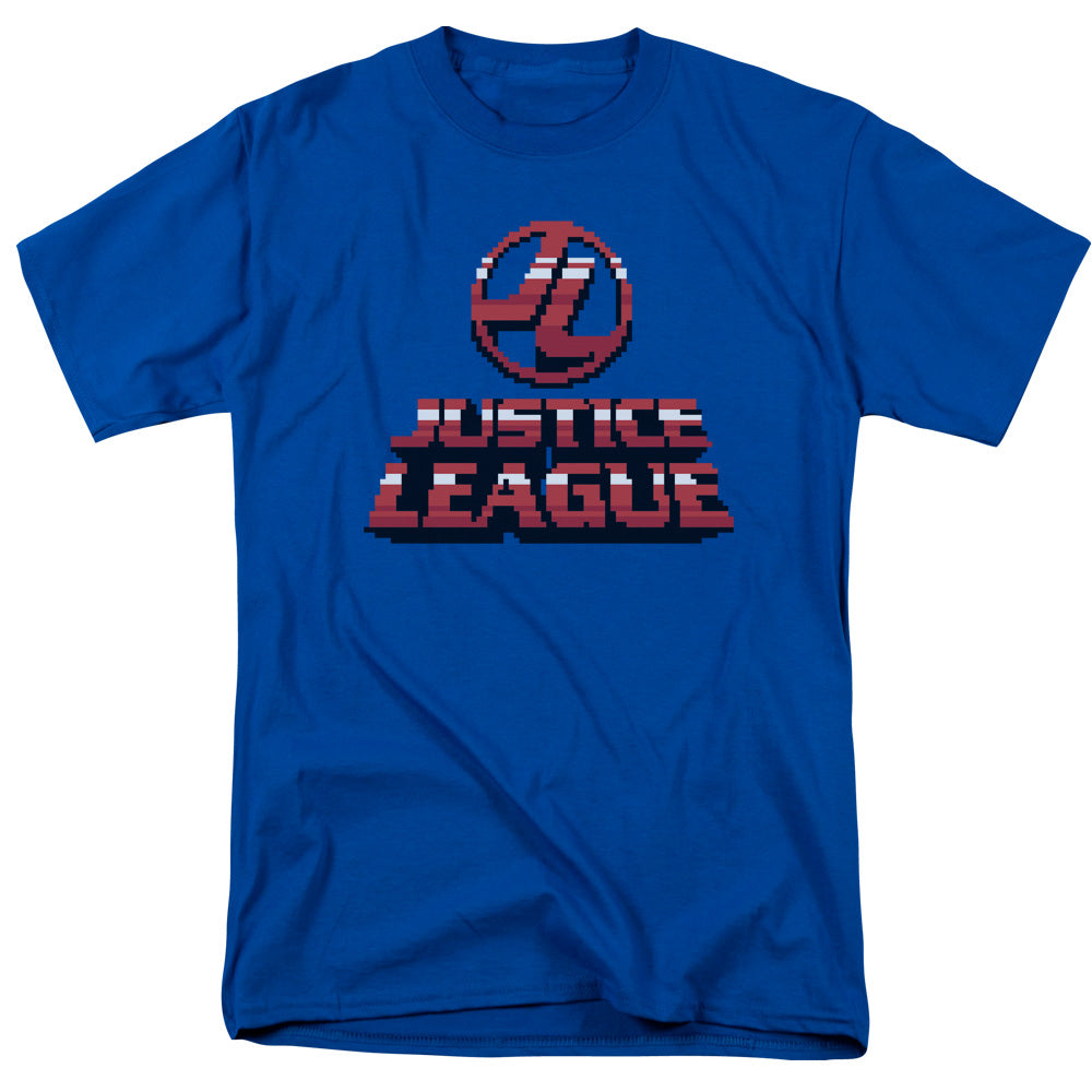 DC Comics - Justice League - 8 Bit Justice League - Adult T-Shirt