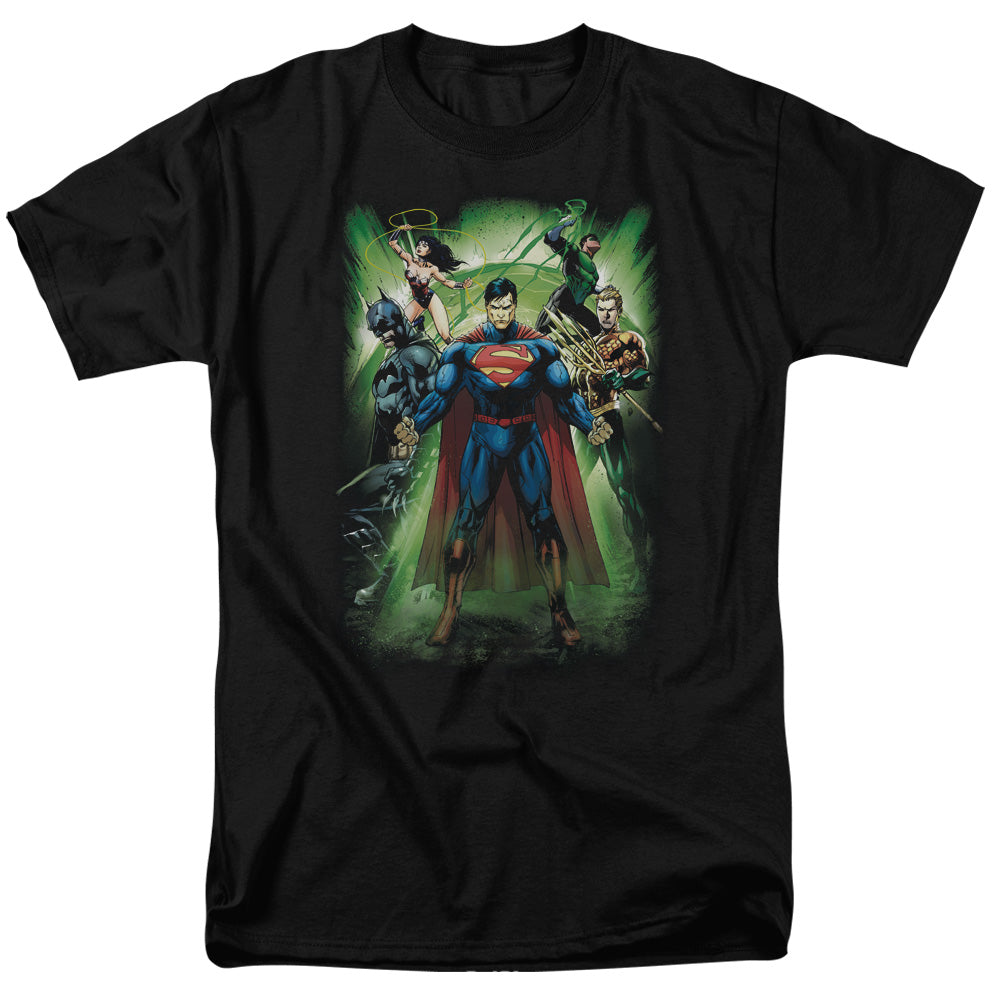 DC Comics - Justice League - Power Burst - Adult T-Shirt