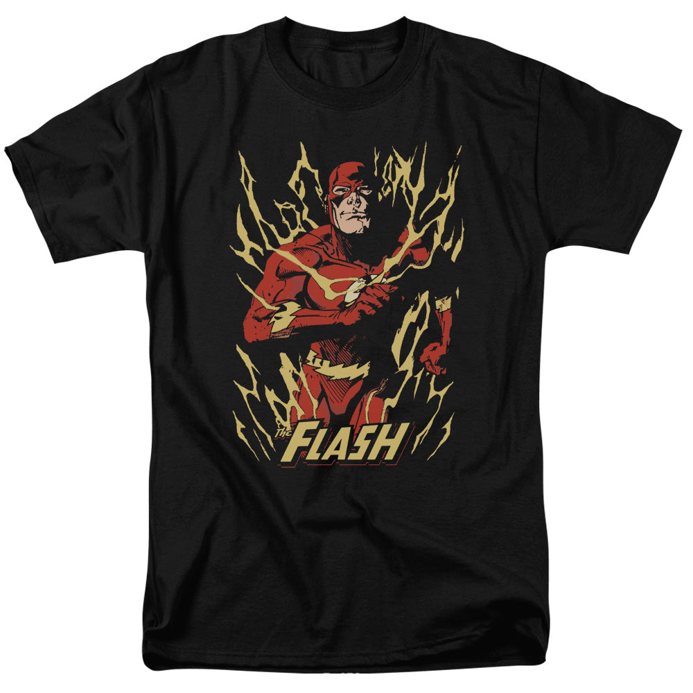 DC Comics - Justice League - Flash Flare - Adult T-Shirt