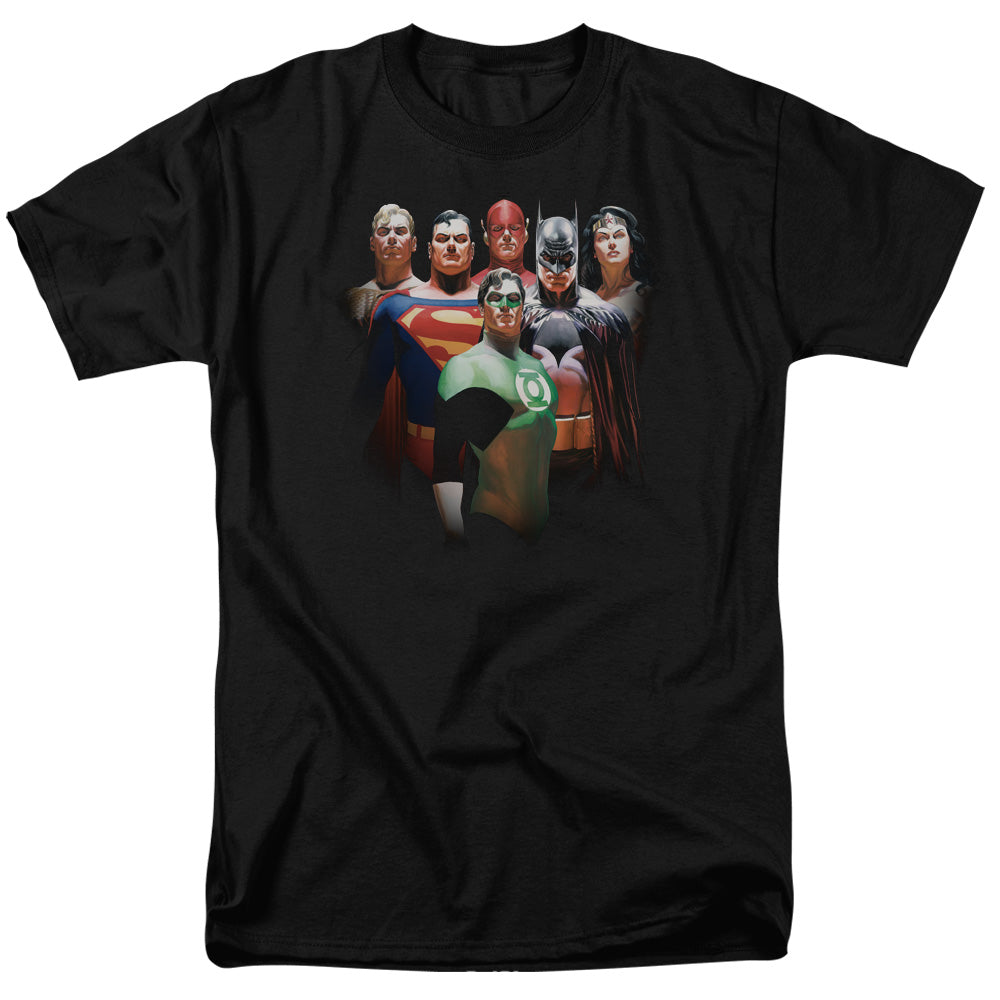 DC Comics - Justice League - Roll Call - Adult T-Shirt