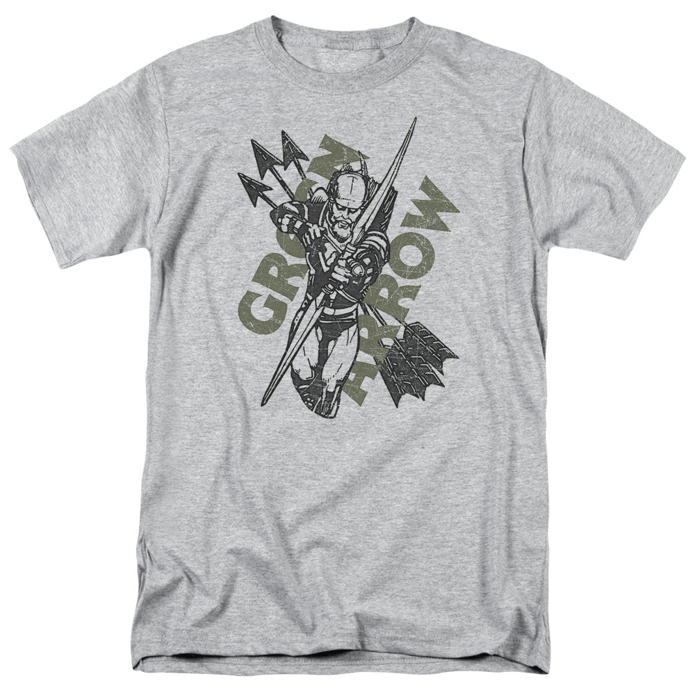 DC Comics - Justice League - Green Arrow Archers Arrows - Adult T-Shirt